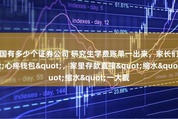 全国有多少个证券公司 研究生学费账单一出来，家长们集体&quot;心疼钱包&quot;，家里存款直接&quot;缩水&quot;一大截
